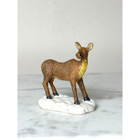Lemax Deer Figurine Christmas Village Accessory | Winter Wildlife Resin Figure | - Picture 7 of 7